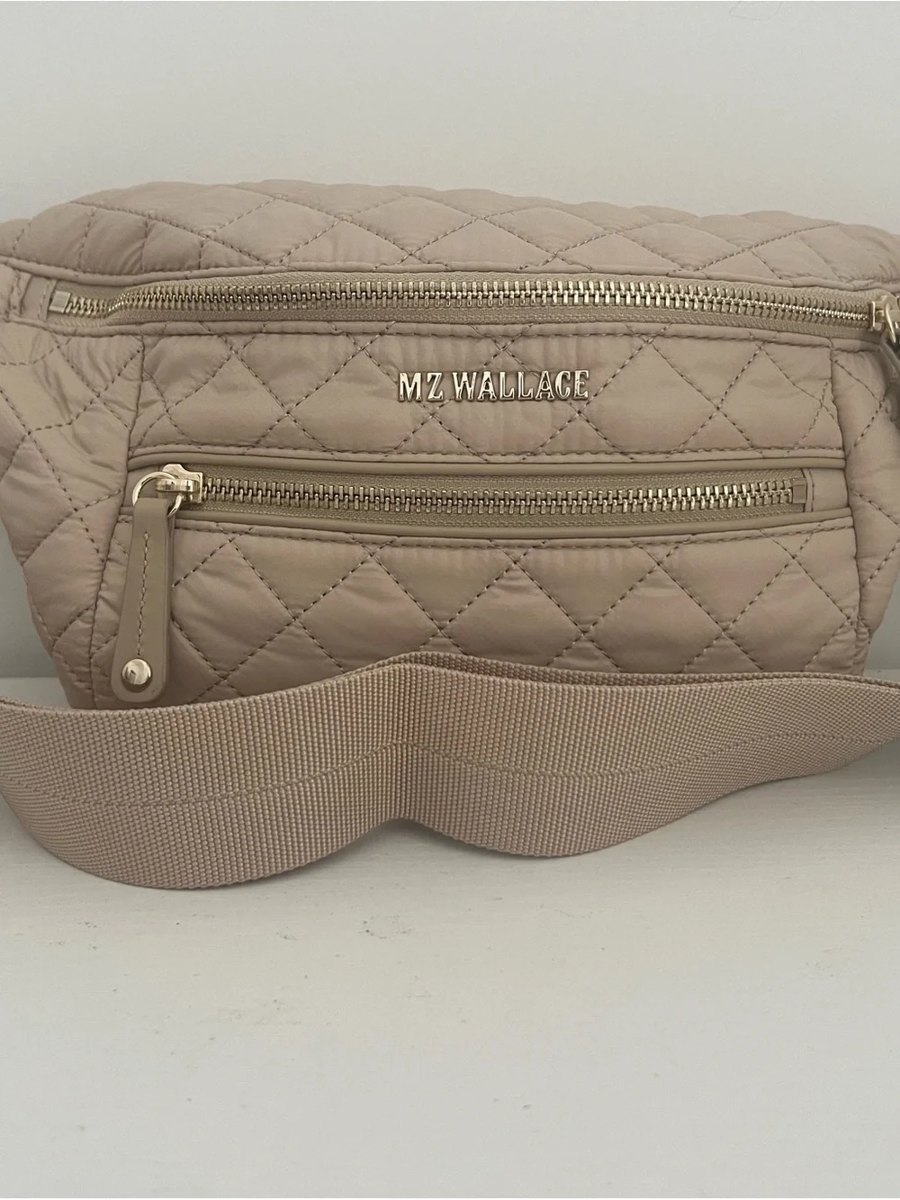 MZ Wallace Small Crosby Crossbody Sling Bag Buff (NWT) - Picture 8 of 11